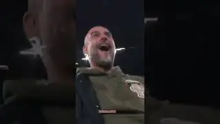 Pep guardiola screaming after haaland goal😱 #viral