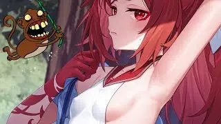 Monke appreciating Renge Lines【BlueArchive】