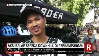 Aksi Balap Sepeda Downhill Di Perkampungan | REDAKSI PAGI (15/08/22)