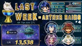 Last week in Aether Raids #4 FEH AR Reach Tier 27 - Learning by doing