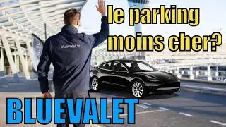 En tesla, je teste le service de voiturier BLUEVALET