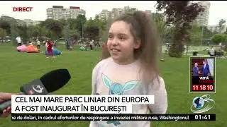 Cel mai mare parc liniar din Europa, inagurat &icirc;n cartierul Militari din Bucureşti