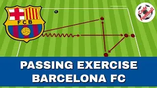 Passing exercise from Barcelona FC training! 