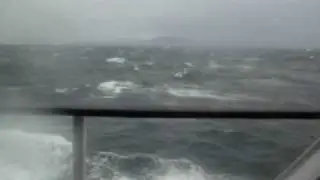 hebrides in rough seas