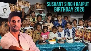 Tribute To Sushant Singh Rajput on his Birth Anniversary by Fans in Mumbai