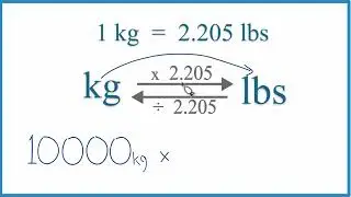How to Convert 10,000 Kilograms to Pounds (10,000kg to lbs)
