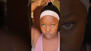 Half up half down wig styling #diyhairstyle #wigstyling #shorts