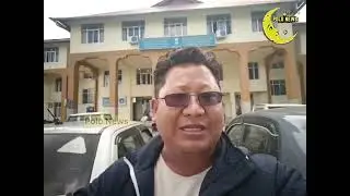 The protest was against the illegal allotment of land in the Tawang market area
