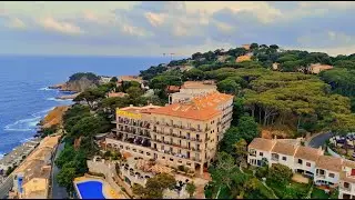 Montjoi Hotel en vista de p&aacute;jaro - Brava Hoteles