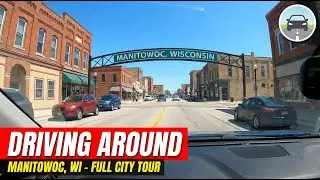 Jazda po Manitowoc w stanie Wisconsin