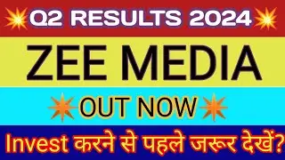 Zee Media Q2 Results 2023 🔴 Zee Media Results 🔴 Zee Media Share Latest News 🔴 Zee Media Share