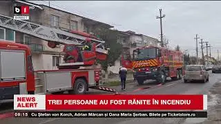 INCENDIU CU VICTIME ÎNTR-UN BLOC DIN TELEORMAN_Știri B1TV_11 ian. 2026
