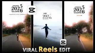 Happy New Year 2026 Video Editing Capcut | Happy New Year Reels Editing | New Capcut Template