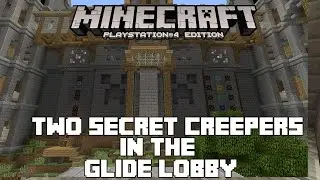 PS4/XBOX ONE Minecraft TITLE UPDATE 51 TU51 HOW TO REVEAL 2 SECRET WALL CREEPERS