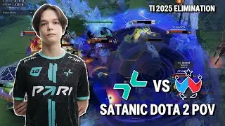 INSANE Satanic POV Dota 2 Gameplay 🤯 PARIVISION vs Wildcard | TI 2025