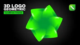 3D Complex Geometric Logo in Corel Draw