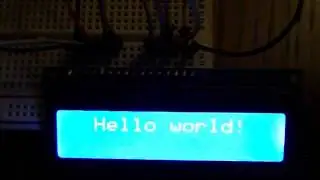 Arduino driving 2x16 character LCD display