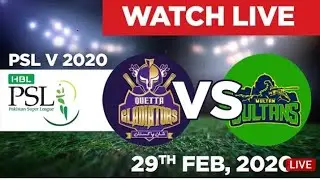 Pakistan Super League Live Streaming _ PSL Live Match _ PSL 2020 Live