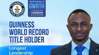 GUINNESS WORLD RECORDS - LONGEST LEADERSHIP LESSON: EVENT HIGHLIGHT