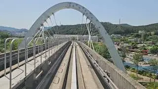 부산 4호선 미남행 안평 - 수안 구간 주행영상 2024년 5월 18일 촬영