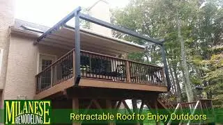 Retractable Roof for Rain, Sun & Wind! KE GENNIUS by Milanese Remodeling - Outdoor Living Expert