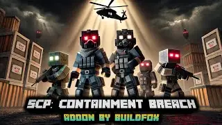 Minecraft SCP Foundation Mod | SCP:Minecraft Containment Breach - Guns, Helmet and More