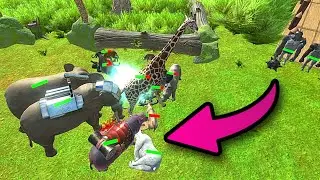 Can Modern Mammals Survive DEADLY Amazon DEATHRUN?! - Animal Revolt Battle Simulator