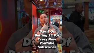 Day 5 Betting $1 For Every New YouTube Subscriber!! #bluff #casino #crapsstrategy #brettski #jackpot