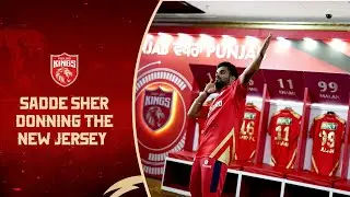 Sadde Sher donning the new jersey!