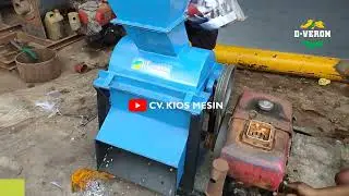 MESIN GILING CACAH KAIN DAN KERTAS LOGO MERK -  MESIN PENGHANCUR SISA BENANG