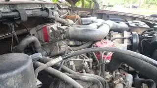 F350 cold start test drive