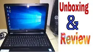HP laptop || Hp15-bs579tx unboxing and full review || in hindi || by ||oms technical || oms||