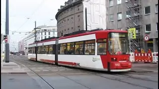 Straßenbahn Nürnberg, Hauptbahnhof / Trams in Nuremberg, central train station.