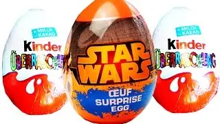 AWESOME STAR WARS Surprise Eggs Video for Children | SweetsAndCandy