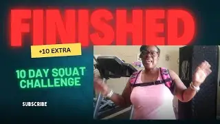 Challenge Complete! 💪10 Days of 50 Squats (PLUS 10 More to Finish Strong!)