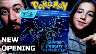 APERTURA ETB FUEGOS FANTASMALES MEGA EVOLUCION POKEMON- SET PHANTASMAL FLAMES - TCG 2025