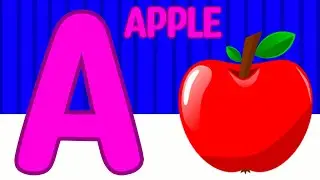 🎵 A for Apple, Red and Round! 🍎 | Phonics Song for Kids | Baby Fun TV