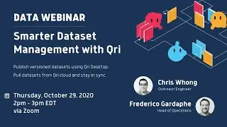 Webinar: Smarter Dataset Management with Qri