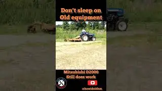 Old Equipment puttin in work #diy #mechanic #repair #tractor #stihl #engine #carburator #grass