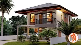 5 Bedroom House Design | Tropical Modern Home 2025 | H00366