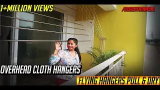 Flying Hangers Pull & Dry Review,Price, Durability,8 Ft |How To Install Pulley Cloth Drying Hanger?
