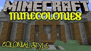 Minecraft | Minecolonies 1.20.1 | Episode 19 - Colonial Style Barracks Build | Tier 2 University.