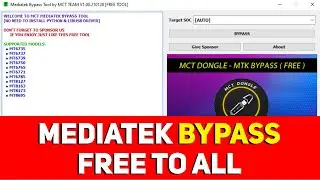 Bypass MediaTek USB Driver for MediaTek CPU Phone OPPO, Realme | MediaTek Pattern Unlock Tool |