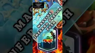 MASSIVE INFERNO DRAGON ATTACK#clashroyale#clashroyaleevolution