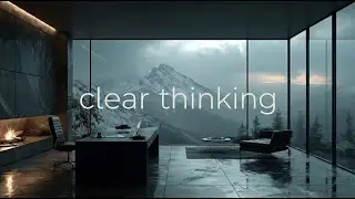Clear Thinking Music 🎧 | Minimal Ambient for Structured Work