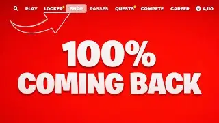 100% COMING BACK?! NO WAY BRO 😱