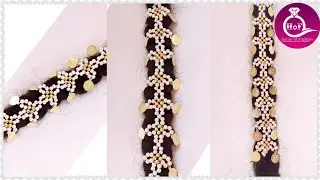 How To Make Bridal Hair Accessories At Home||Simple &Elegent Design@House Of Fashion