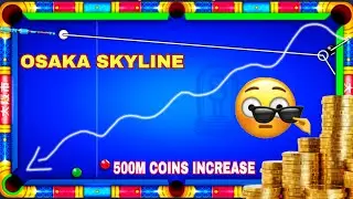 8 Ball Pool 500M Coins Increase in Few Games Only Osaka Skyline 200M Gameplay @itsAamir. 