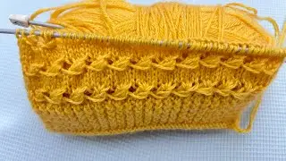 New Woolen Sweater Design l Knitting Tutorial 🧶  l Woolen Pattern