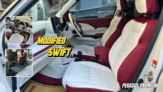 Swift From 1500 Km At @PegasusPremium  For Luxury Interior | #swiftmodification #carmodification